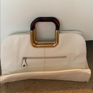 white clutch/purse